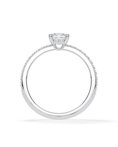 Pavé engagement rings with ethical lab-grown diamonds | Staring