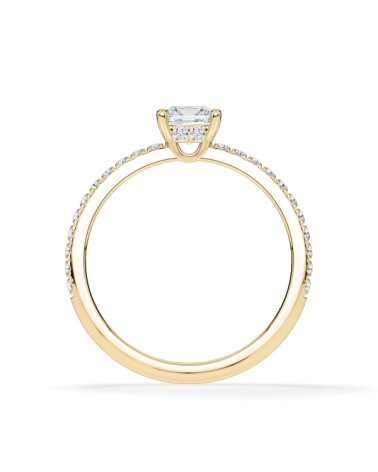 Pavé engagement rings with ethical lab-grown diamonds | Staring