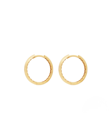 Criollas de oro de 18 quilates  con cierre clic | Staring