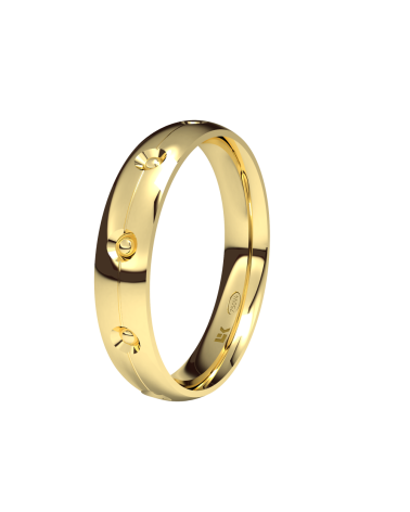Alianzas con acabados especiales en oro de 9 y 18k | Staring